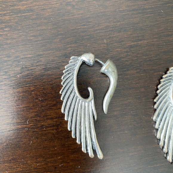 Angel Wing Earrings - Picture 2 of 2